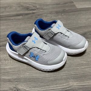 Under Armour Kids' Sneakers in Gray and Blue